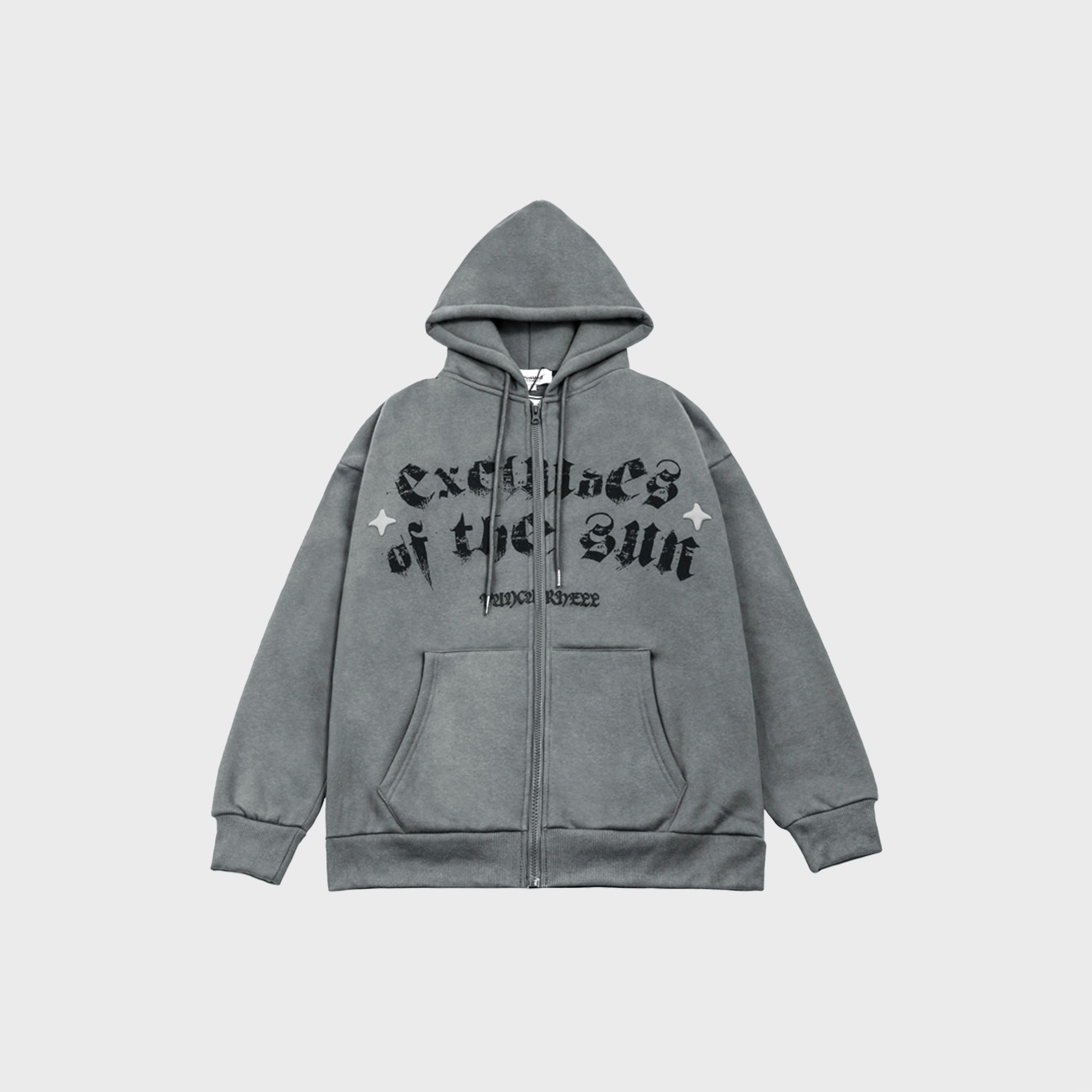 ASHEN ZIP HOODIE