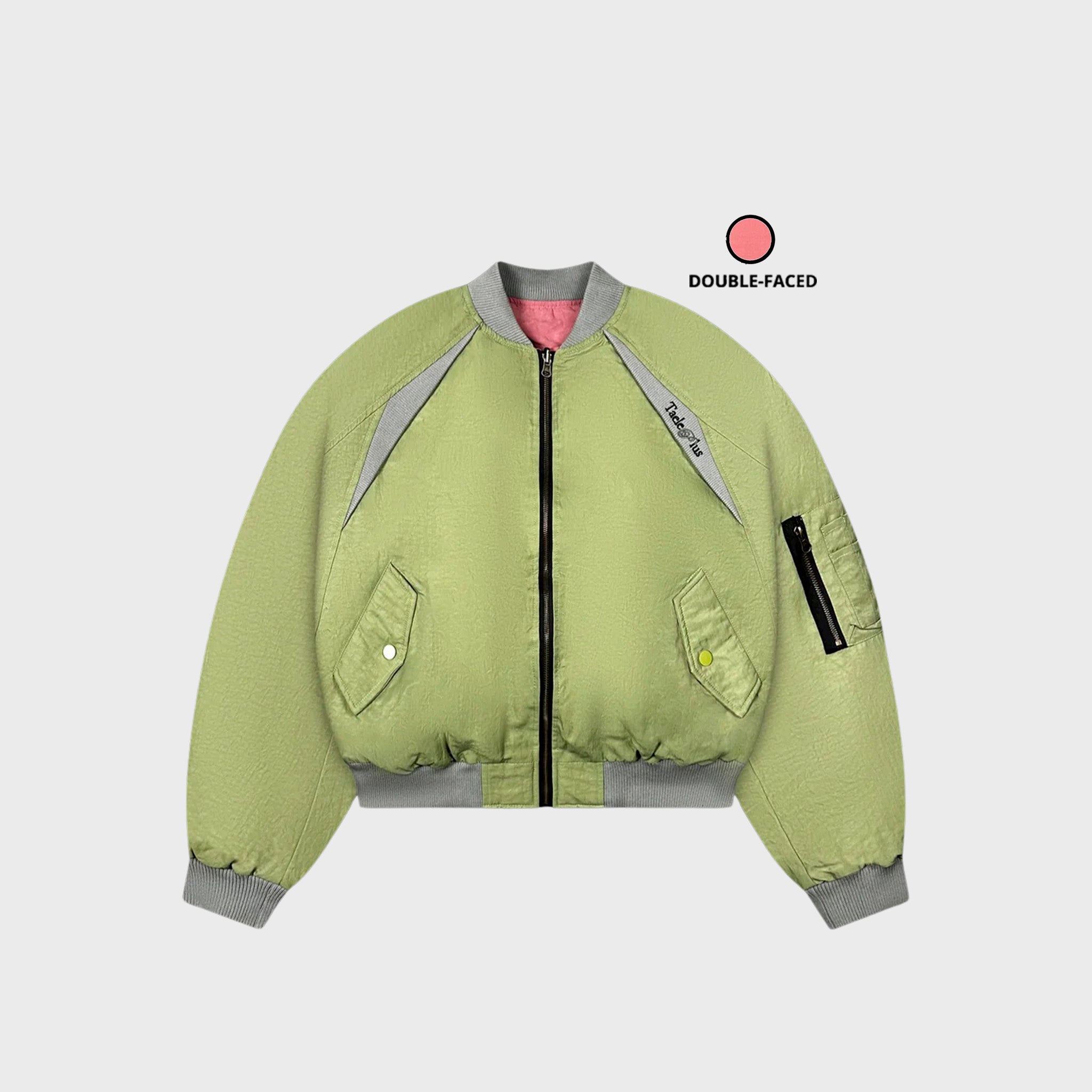HALO DOUBLE-FACED BOMBER JACKET