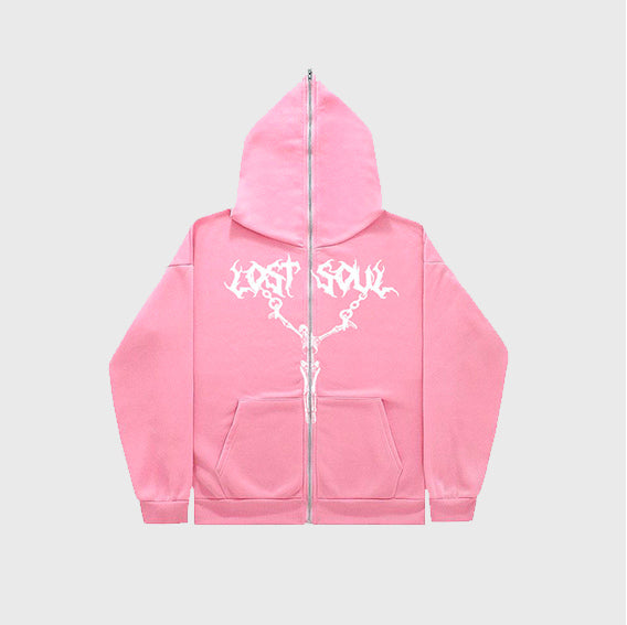 LOSTSOUL ZIP HOODIE