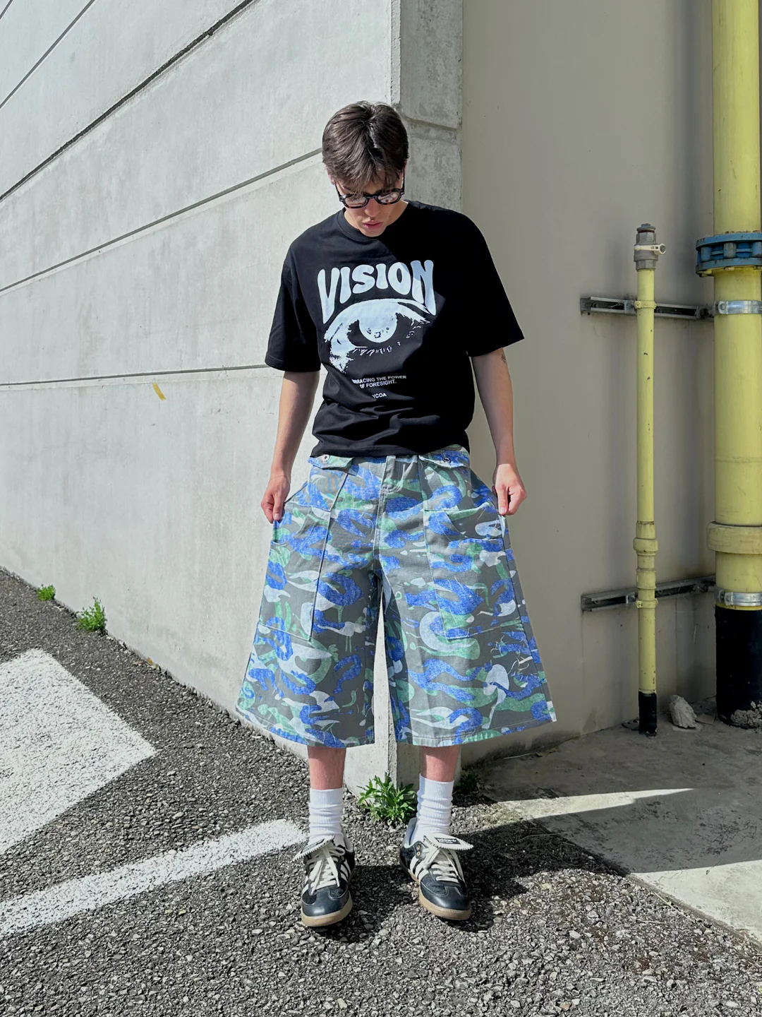 REBOOT CAMO SHORTS