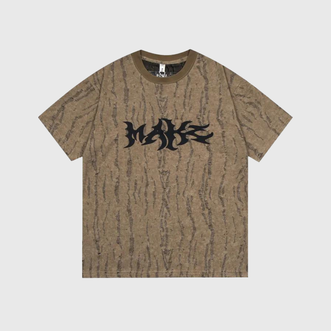 "Make" Distorted Tee