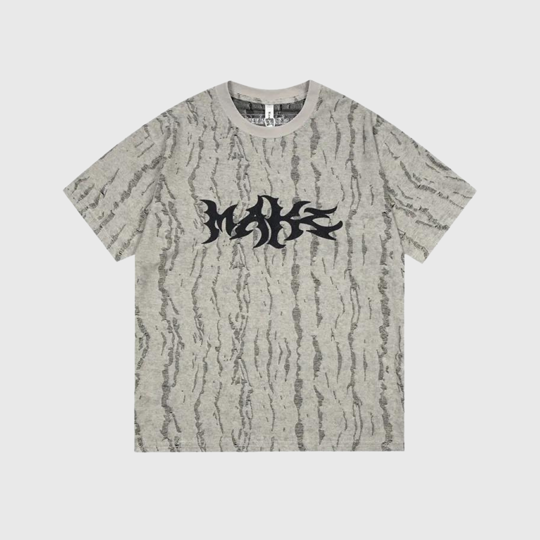 "Make" Distorted Tee