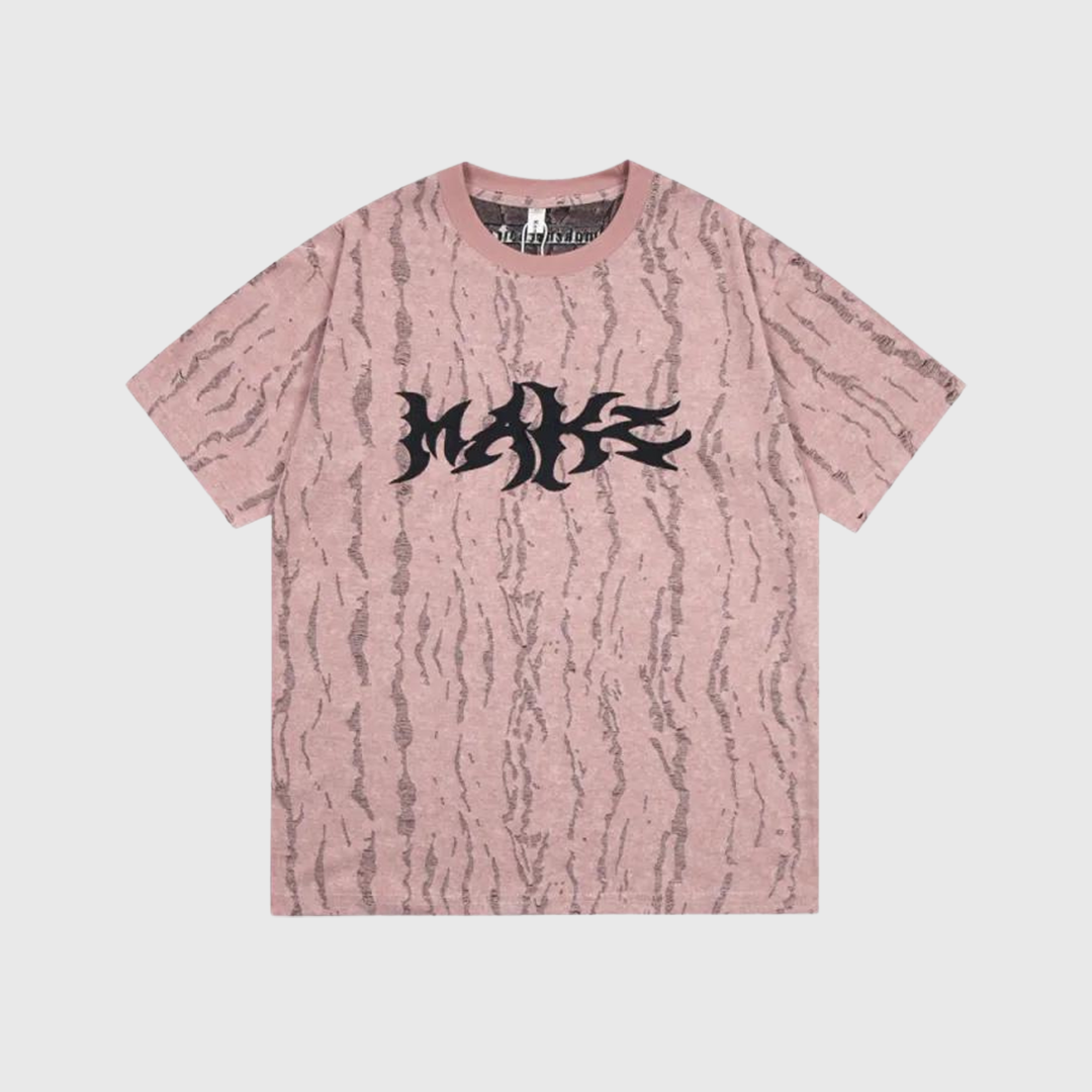 "Make" Distorted Tee