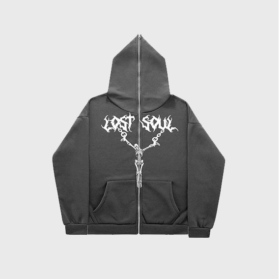 LOSTSOUL ZIP HOODIE