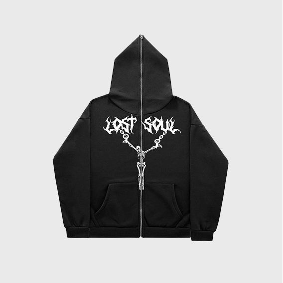 LOSTSOUL ZIP HOODIE