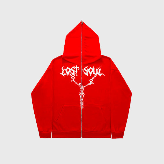 LOSTSOUL ZIP HOODIE
