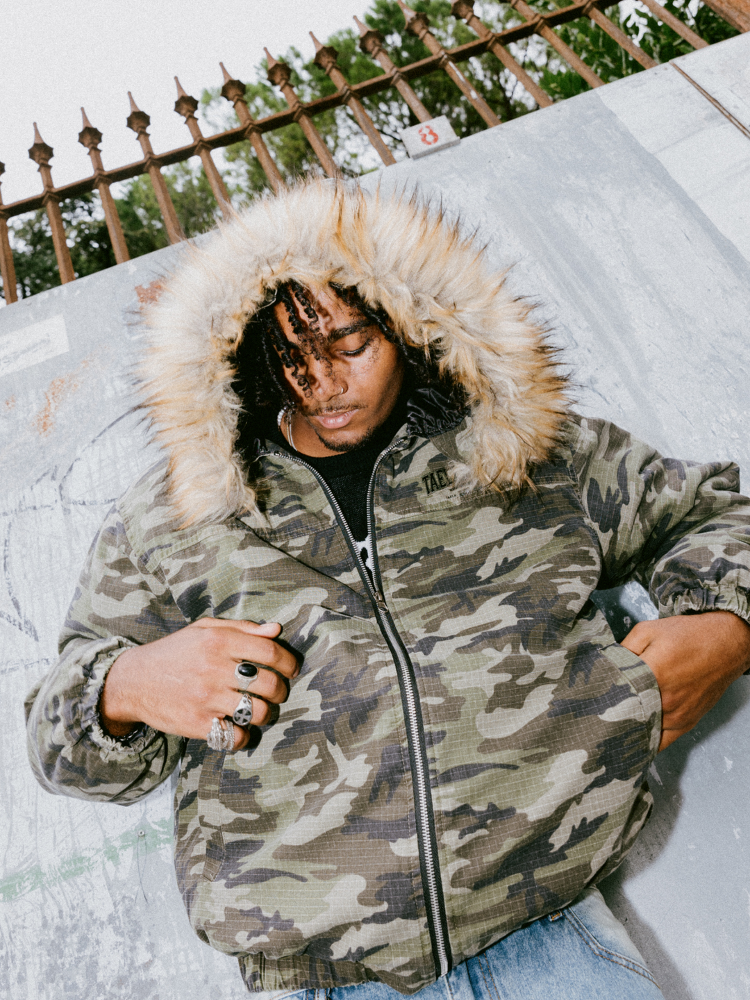 GLITCH CAMO JACKET