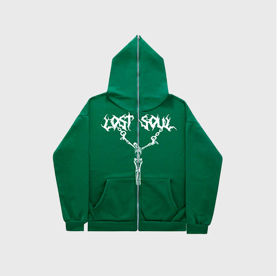 LOSTSOUL ZIP HOODIE