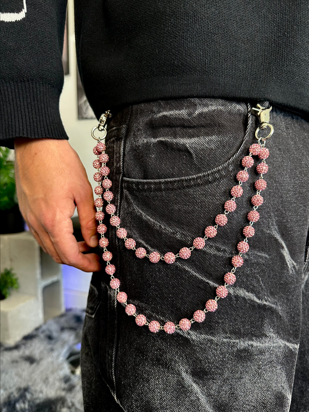 SHINY PANTS CHAIN